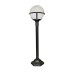 Globe lamp light black bollard peir gate outdoor external garden street glenbeighpillar