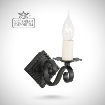 Rectory double wall sconce with diamond shaped fitting