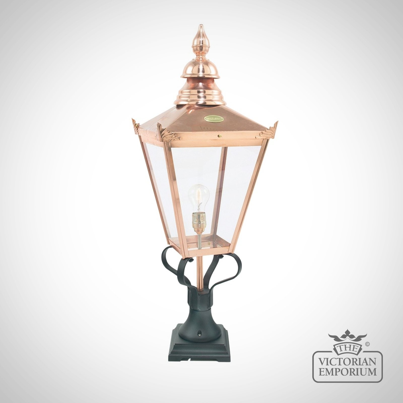 Chelsea Copper Pedestal Lantern