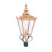 Copper frog lamp-post head top lamp light outdoor external garden street csho