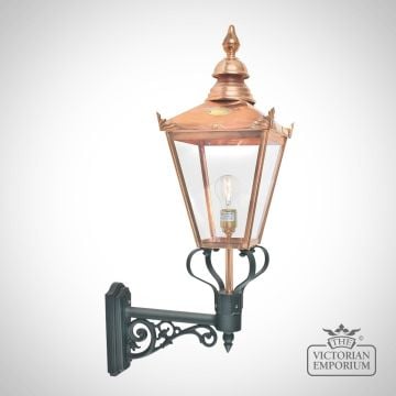 Chelsea Copper Down wall lantern