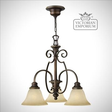 Olde bronze 6 light chandelier