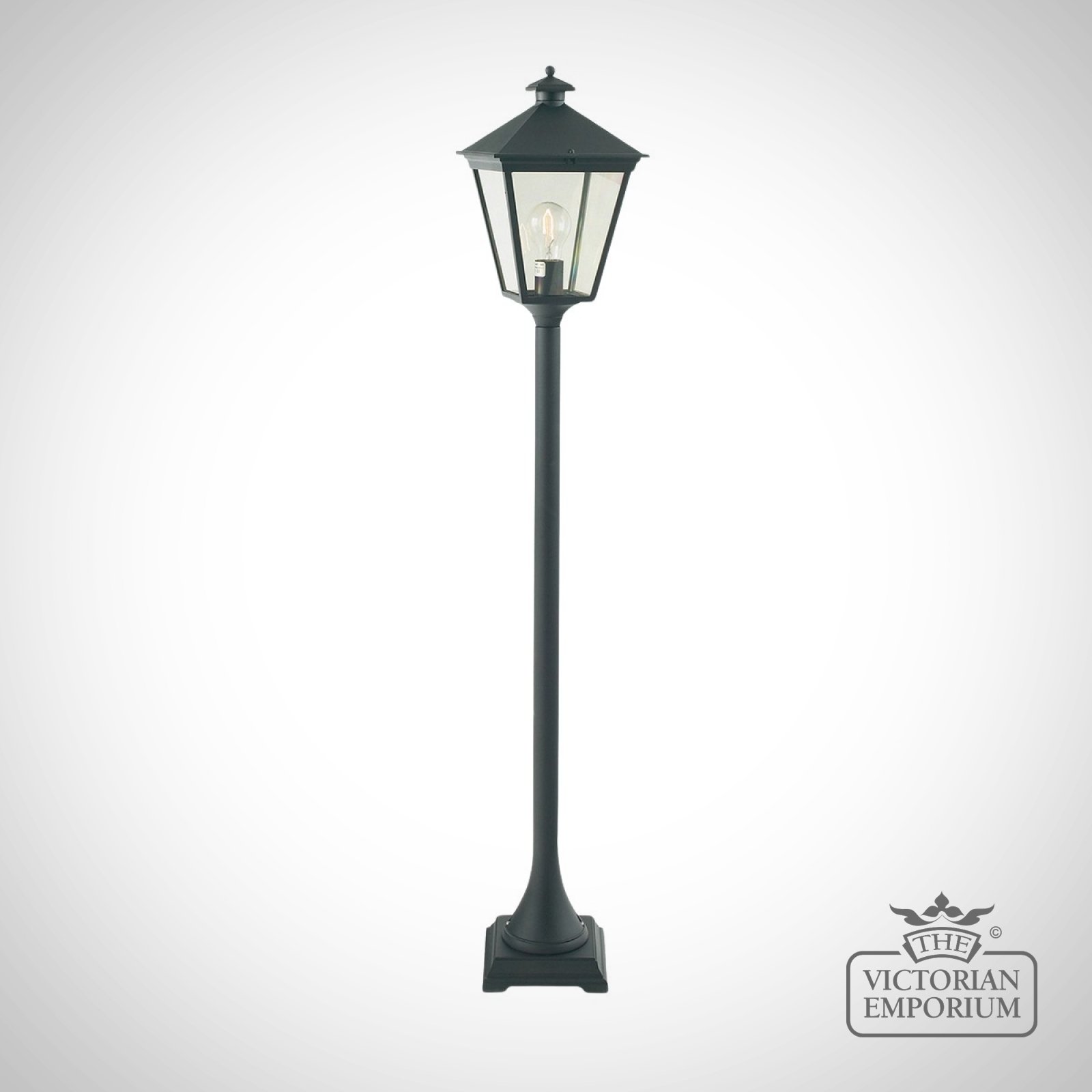 Turin Pillar Lantern - Black
