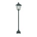 Metal post bollard-light lamp light outdoor external garden street t4verdi
