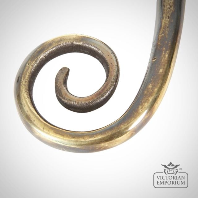 Antique Solid Brass Monkeytail Window Fastene V2 R 83565