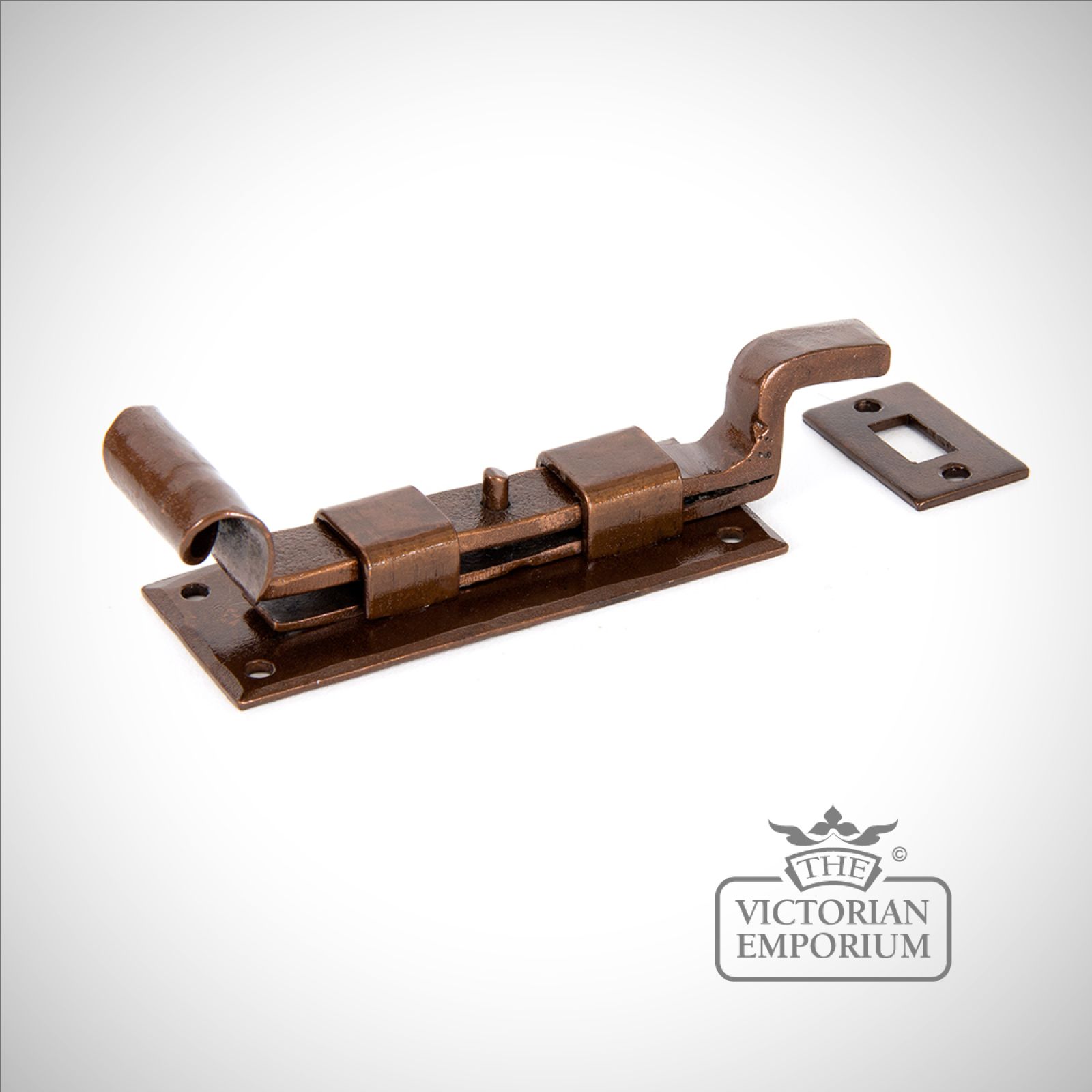 Bronze 4" Cranked Bolt Bolts The Victorian Emporium