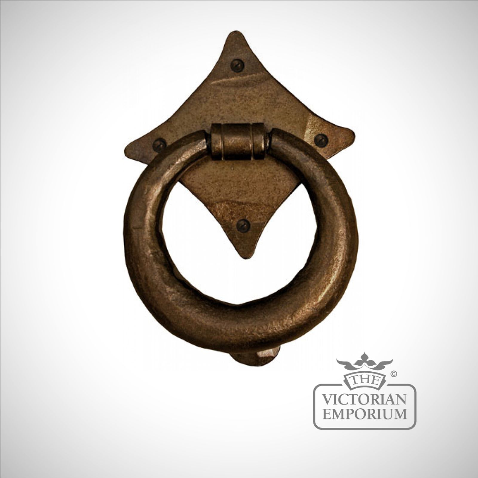 Bronze ring door knocker