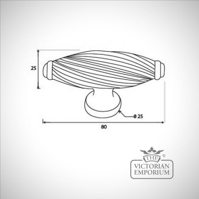 Cabinet Handle Black 83679 Dwg
