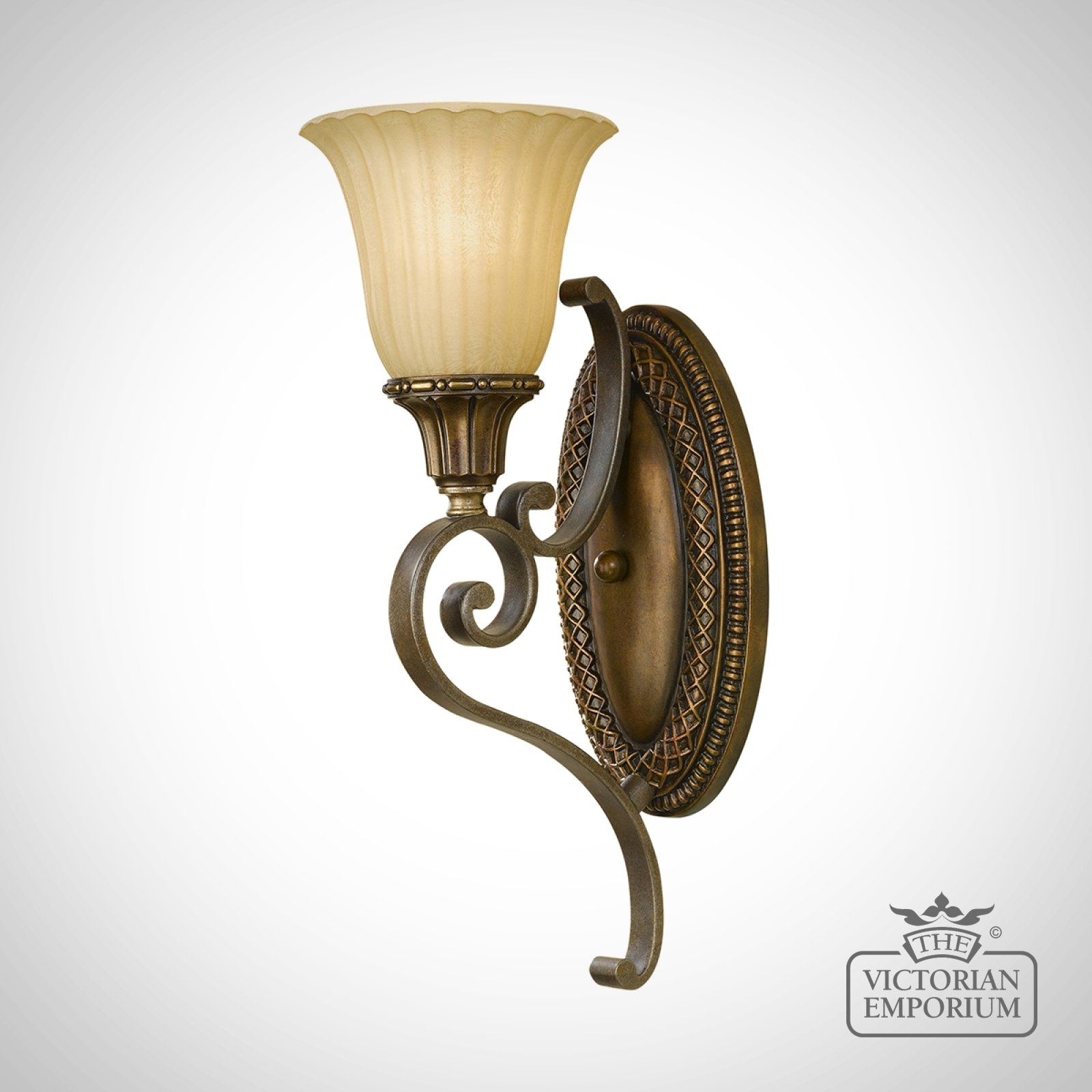 Gold and Bronze Wall Sconce
