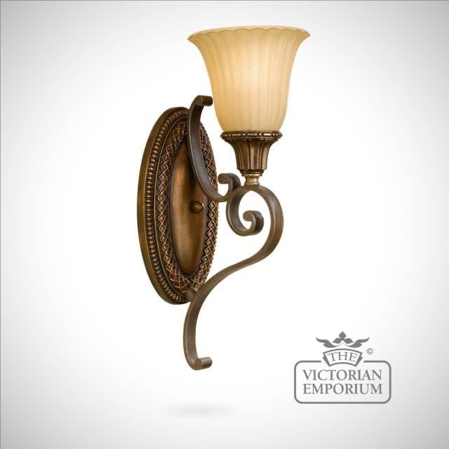Gold and Bronze wall sconce