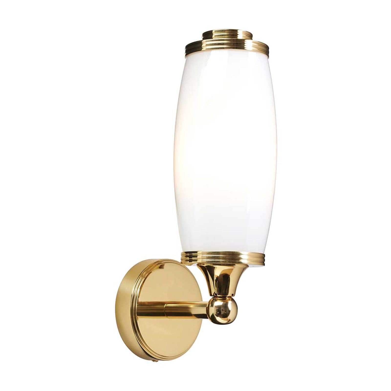 Eliot Single Bathroom Light Wall Light In Solid Brass, Chrome, Rose ...