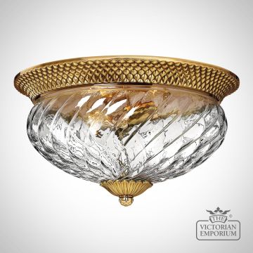 Plantation style ceiling light - small - in a choice of finishes