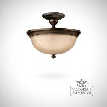 Olde bronze large pendant light