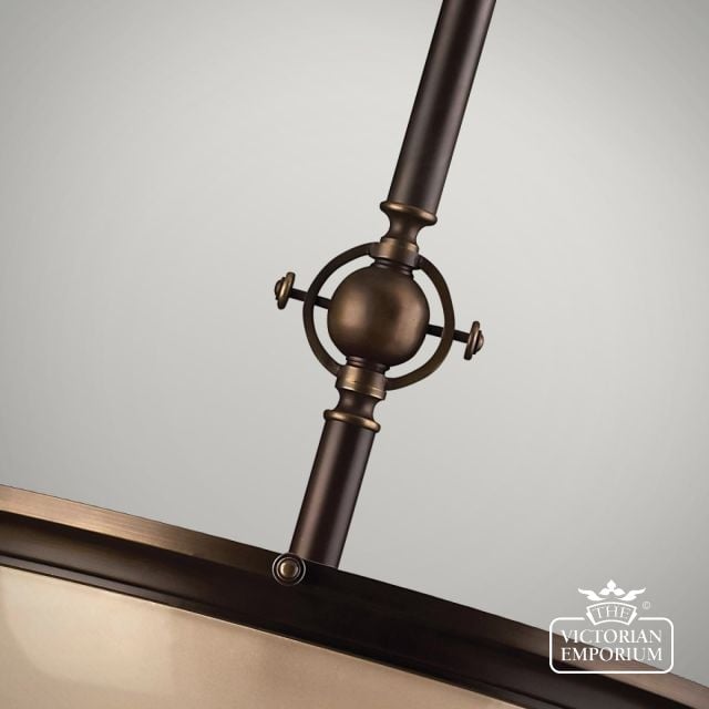 Hk Mayflower P C  Olde Bronze Pendant Light Detail2