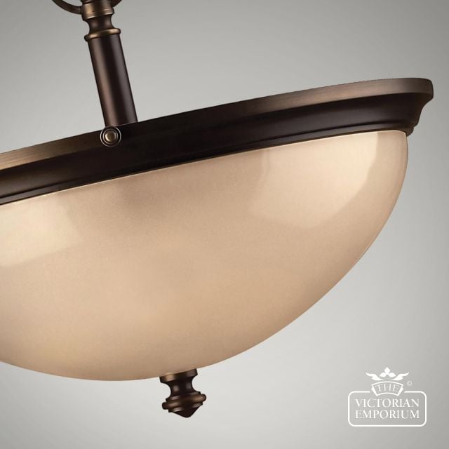 Hk Mayflower P C  Olde Bronze Pendant Light Detail3