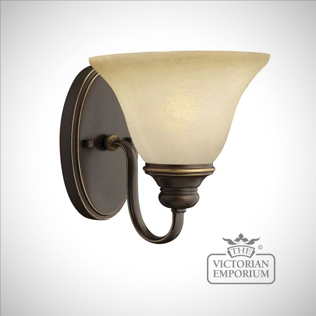 Olde bronze wall sconce - traditional wall light