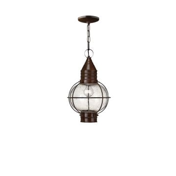 Classic onion ceiling lantern in Sienna Bronze - large
