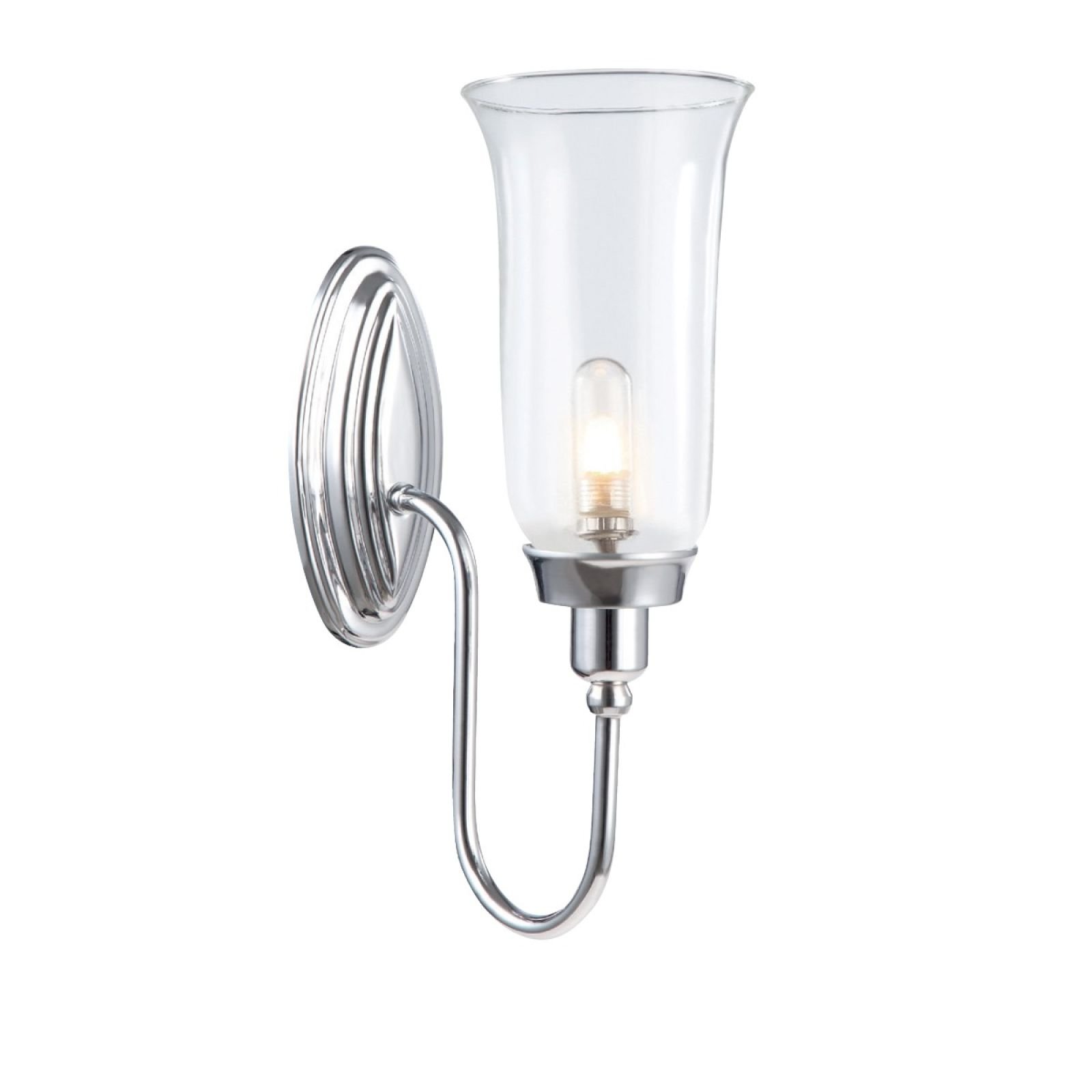 Bathroom wall light - Blake 2  in polished chrome