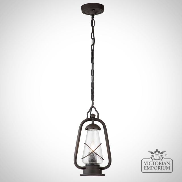 Miners 1 Light Chain Lantern Full  Miners Chn