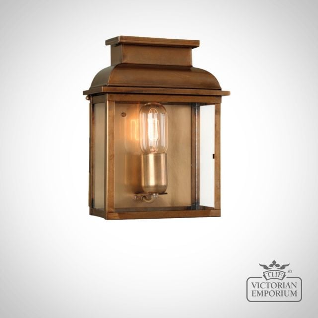 Bailey Brass Wall Lantern - Antique Brass