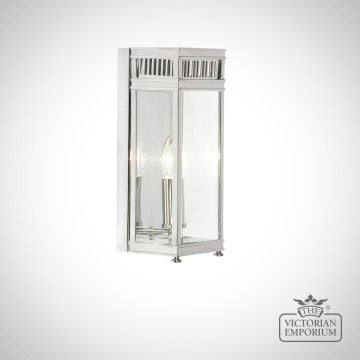 Holborn Wall Lantern In Polished Chrome - Small