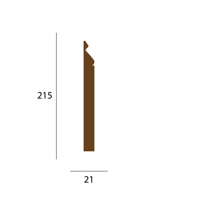 Large Plain Skirting