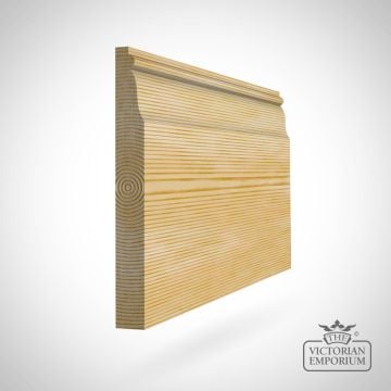 Classic Skirting Board 192 x 21mm in Redwood (pine) or Oak