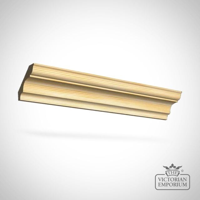 Wooden Coving 90 x 18mm - Small Profile in Redwood (pine)