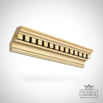 Wooden Dentil Coving 106 x 26mm