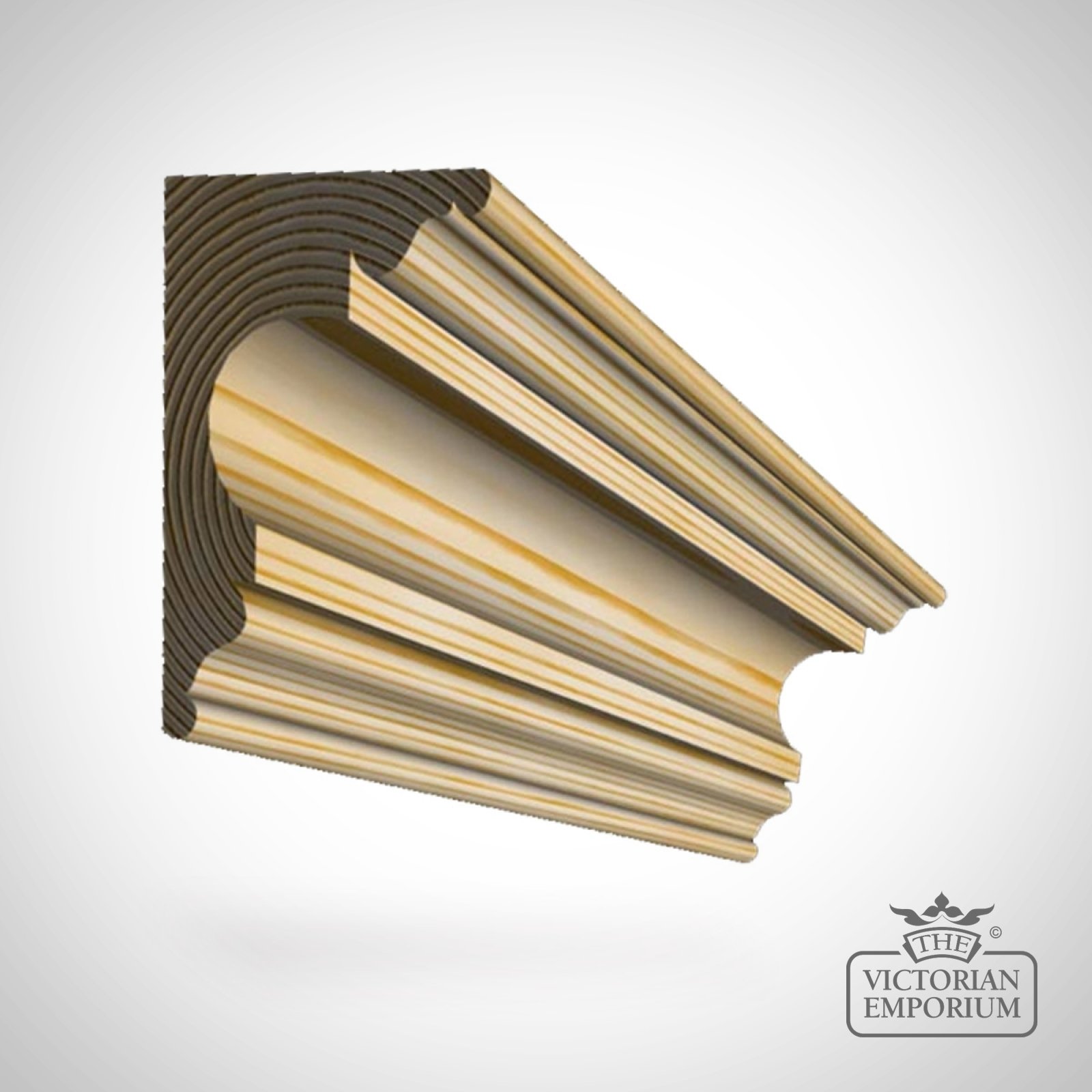 Wooden coving 89x61mm (sold in two pieces 89x21 / 44x21mm)