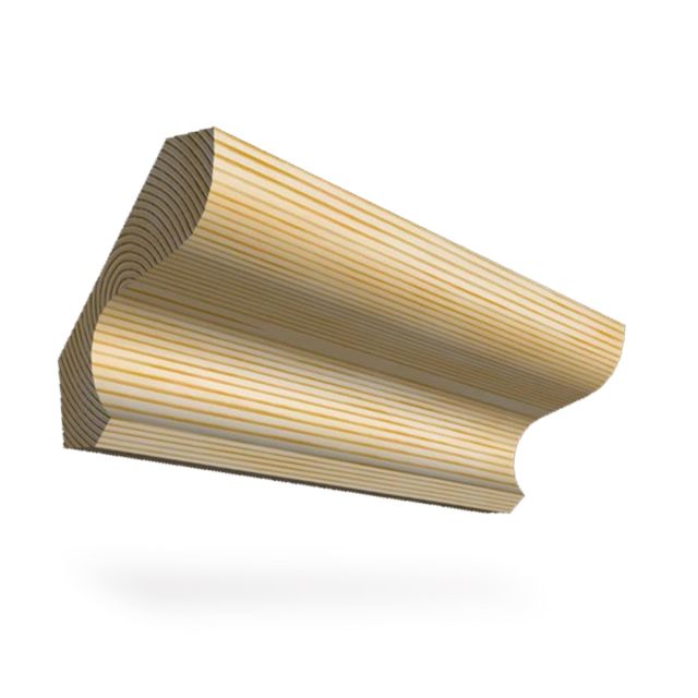 Wooden coving 120x32mm