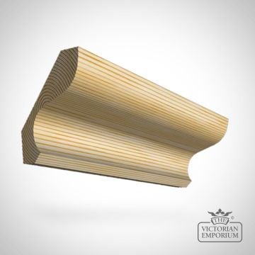 Wooden coving 103 x 21mm - in Redwood (pine), Oak, Ash or Sapele