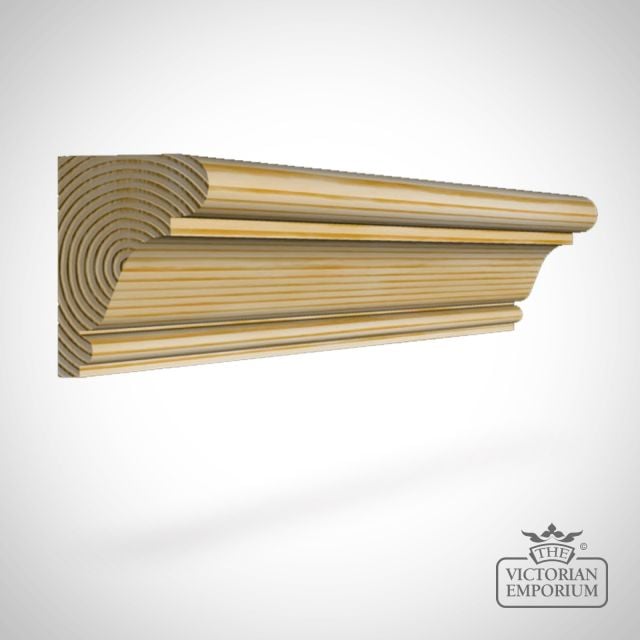 Wooden Dado 58 x 42mm - with Flat Top in Redwood (pine)