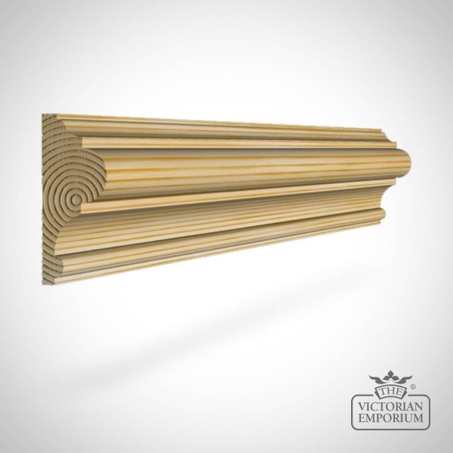Mouldings Traditional Carpentry Pine Redwood Oak Ash Sapele Beech Maple Larch Old Classical Dado Rail Chair Rail Victorian Decorative 15