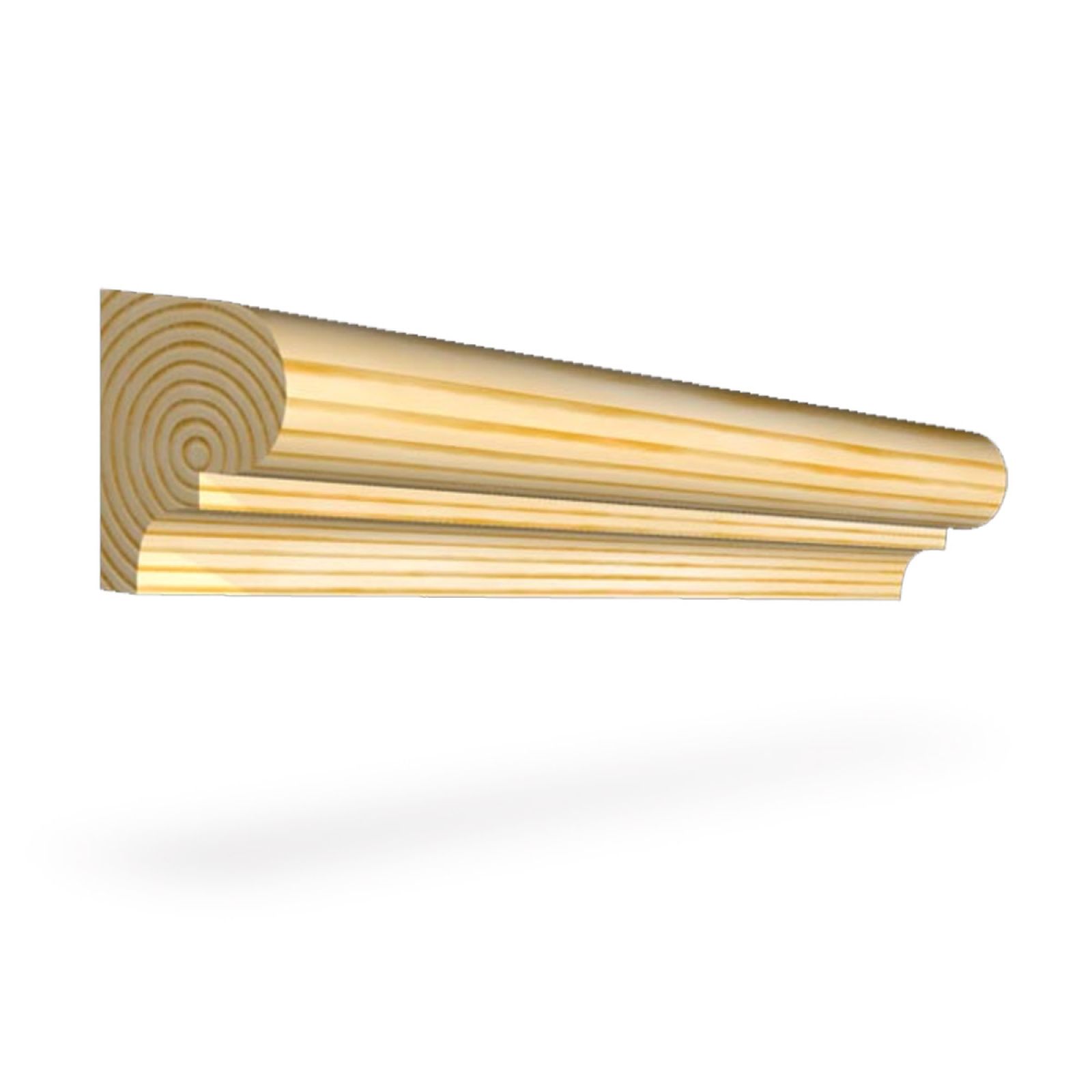 Wooden Dado Rail 42 X 33mm Redwood (pine), Oak, Ash or Sapele