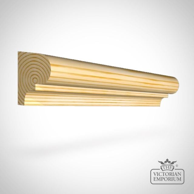 Wooden Dado Rail 42 X 33mm - Redwood (pine), Oak, Ash or Sapele