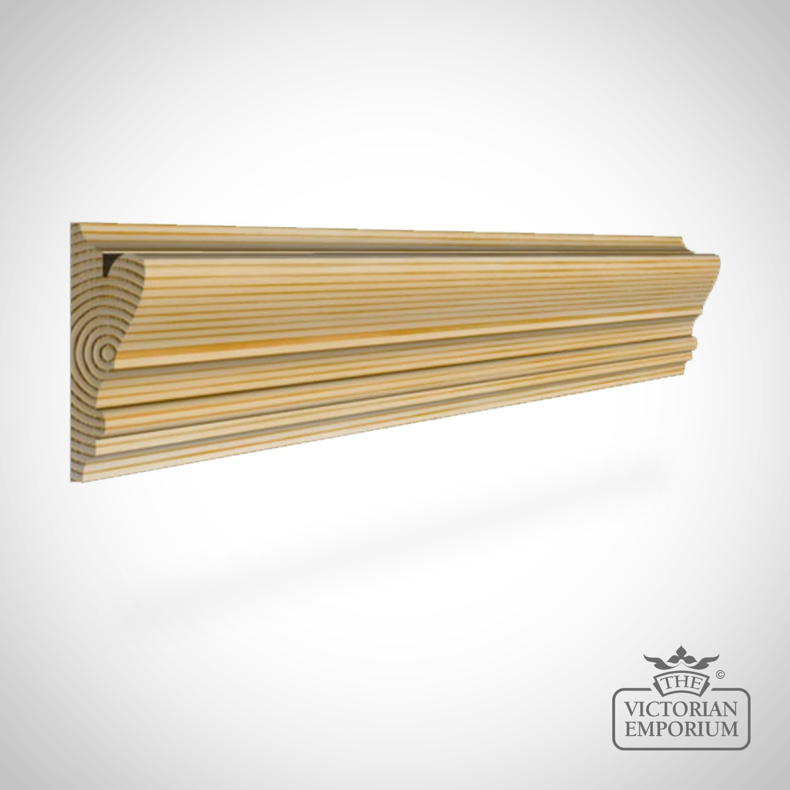 Wooden Picture Rail Moulding in Redwood (pine) 70 x 21mm