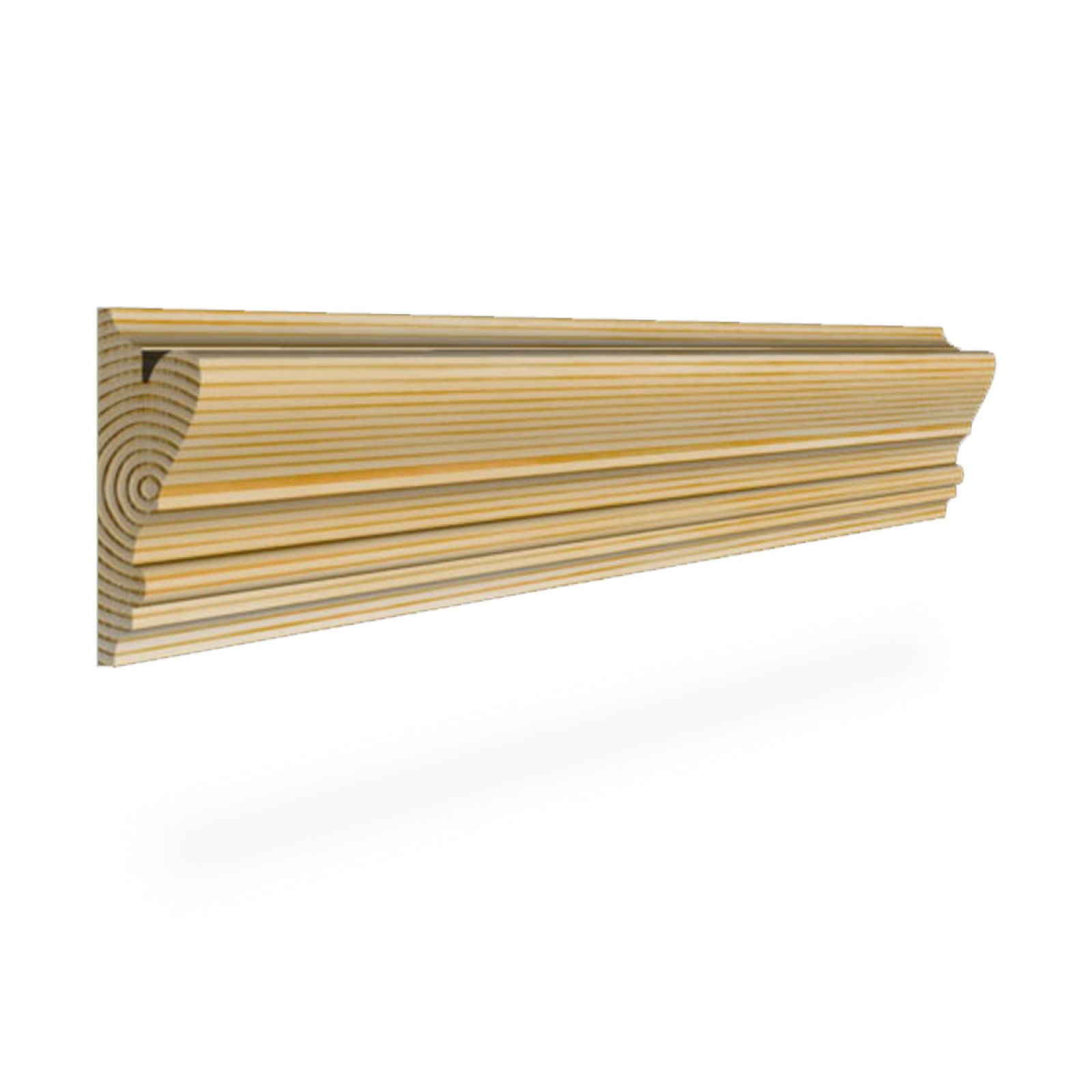 Wooden Picture Rail Moulding in Redwood (pine) 70 x 21mm