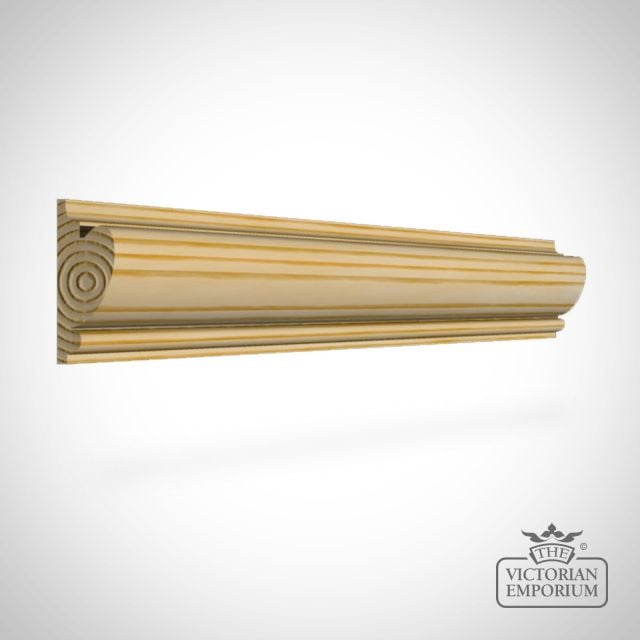 Wooden Picture Rail Moulding in Redwood (pine) 41mm  x 15mm