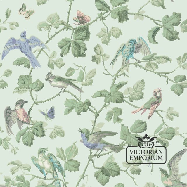 Wallpaper Garden Birds In Brambles Traditional Victorian Edwardian Classic Decorative  Anthology Winter Birds 100 2007