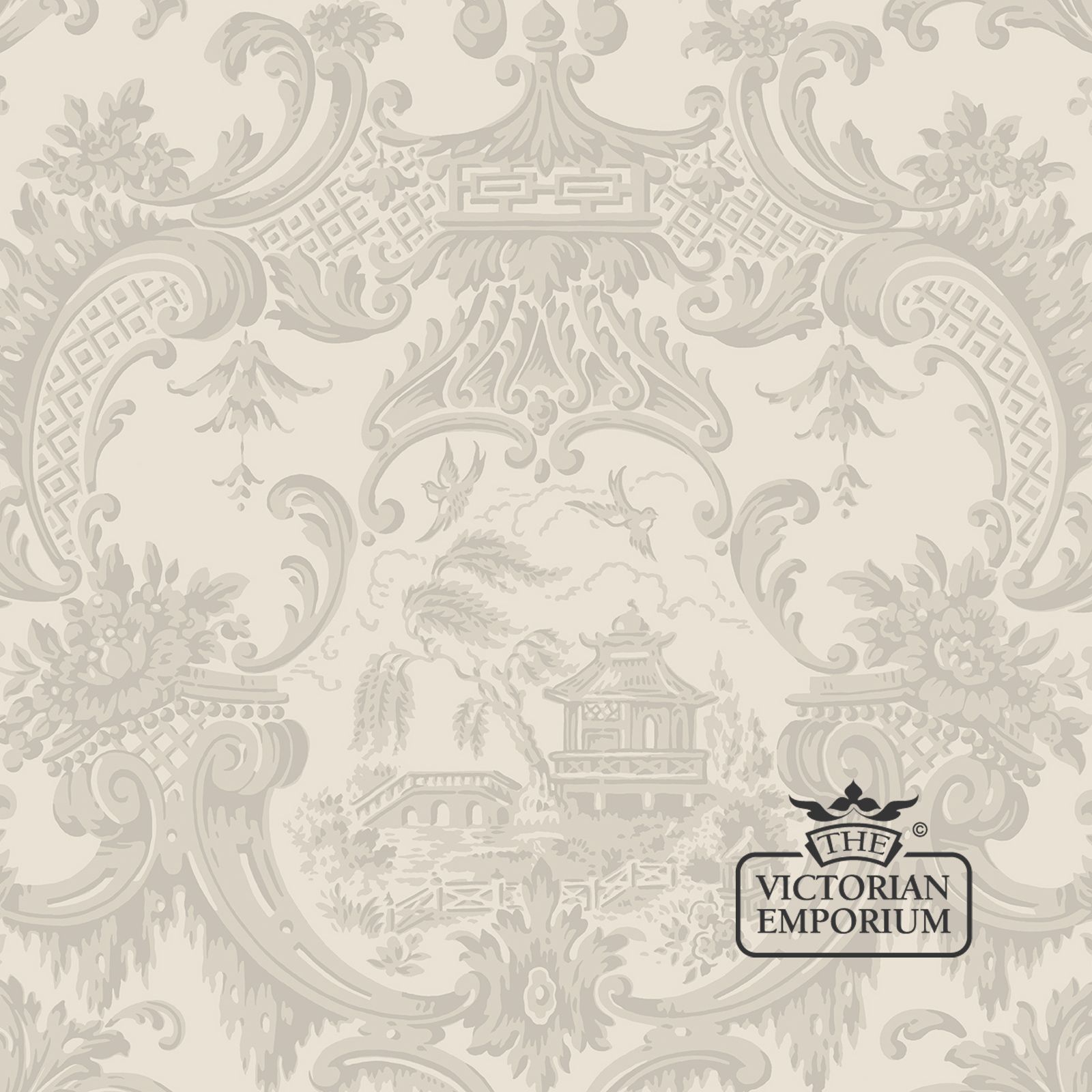 Chippendale China wallpaper in choice of 6 colours