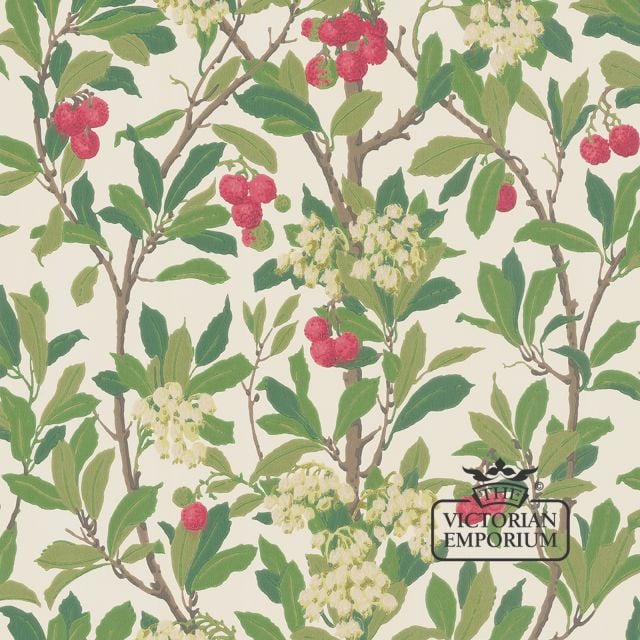 Wallpaper Arts And Crafts Traditional Victorian Edwardian Classic Decorative  Anthology Strawberry Tree 100 10049