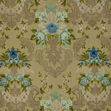 Mathilde fabric - 100% Silk, Embroidery