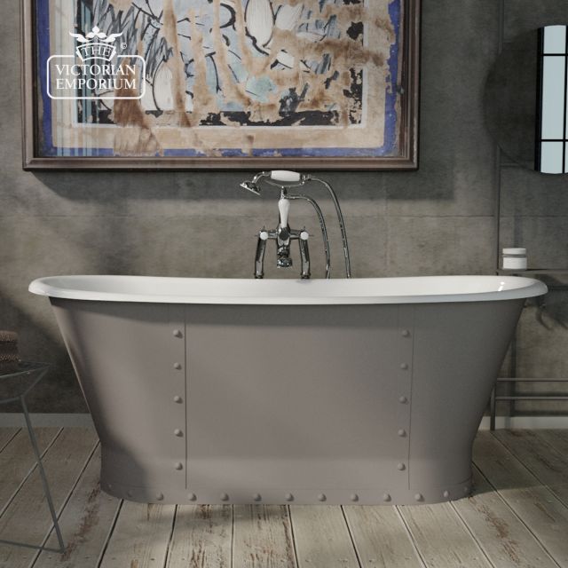Rolltop Bath Drayton Farrow  Ball Lamp Room Gray