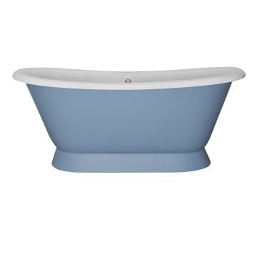 Roll Top Bath Classic Painted Exterior With Nickel Interior Montreal 2