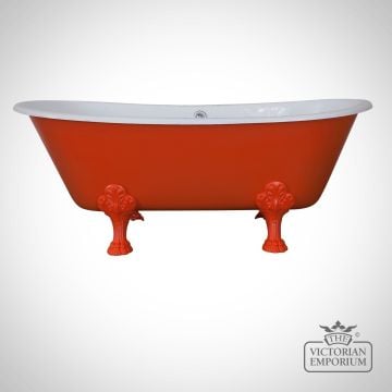 Roll Top Bath Classic Painted Exterior And White Enamel Interior Vancouver3