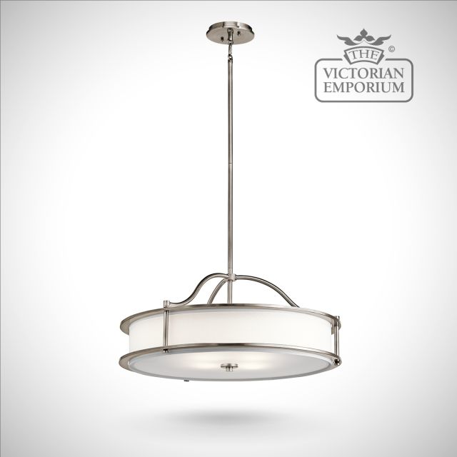Hanging Pendant Lamp Light Interior Ceiling Pewter Klemorypmclp