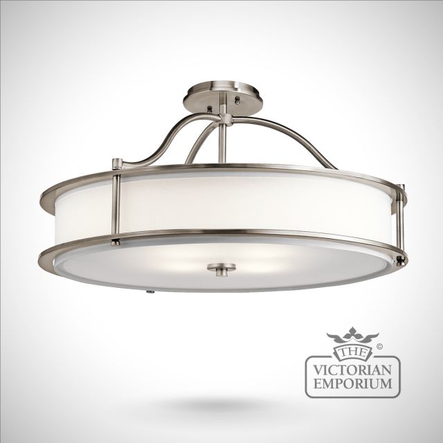 Hanging Pendant Lamp Light Interior Ceiling Pewter Klemorypmclp Sf
