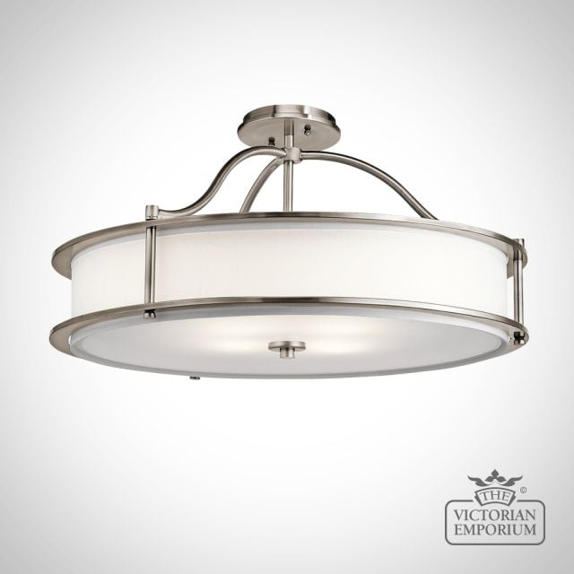 Hanging Pendant Lamp Light Interior Ceiling Pewter Klemorypmclp Sf