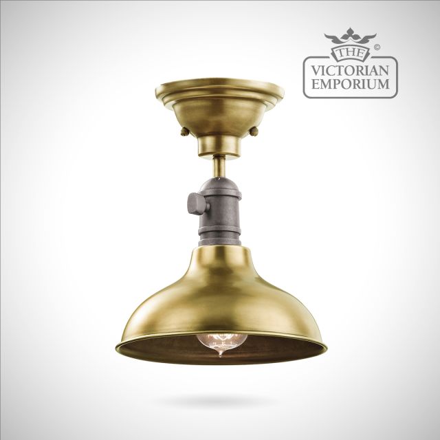 Cobstone small mini pendant/wall light/semi flush